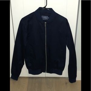 Topman Navy Bomber Jacket
